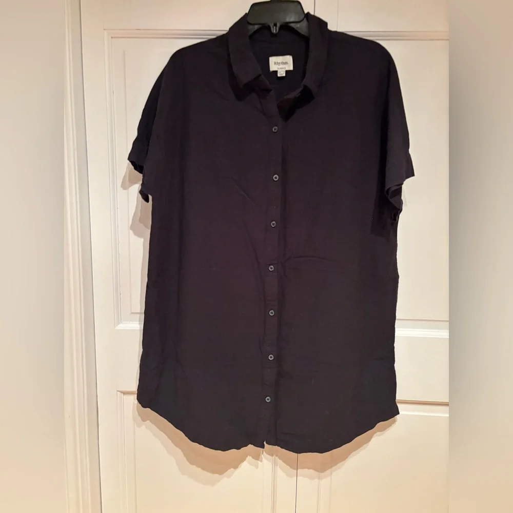Rhythm Classic Black Shirt - Picture 1 of 4